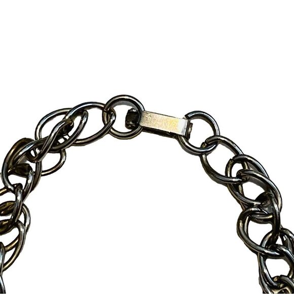 Vintage Silver Locket Bracelet - Picture 3 of 12